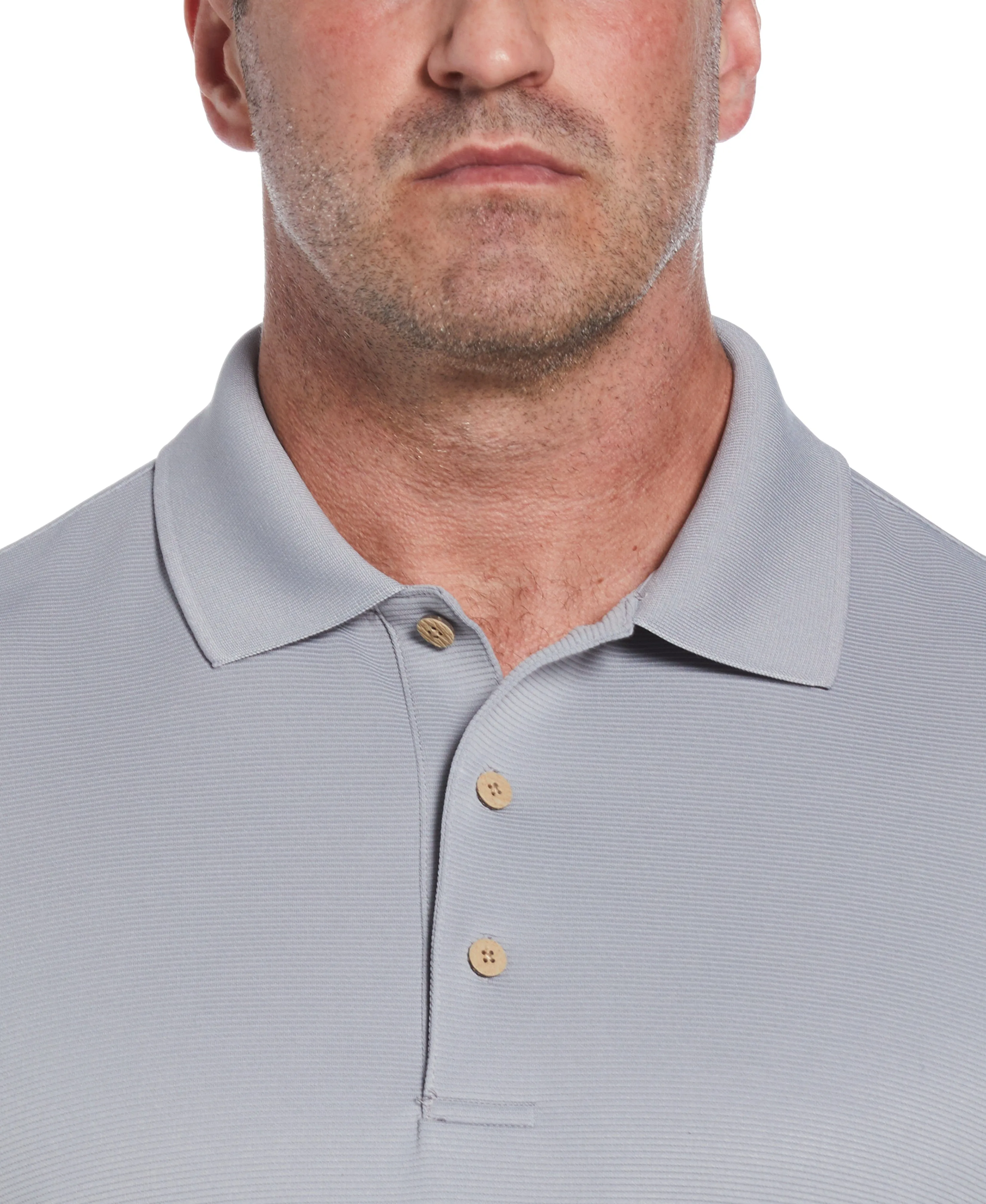 Big & Tall Solid Textured Polo