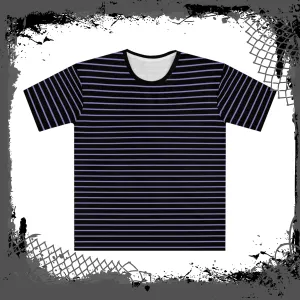 BLK/LAV "Grilled" Loose Tee