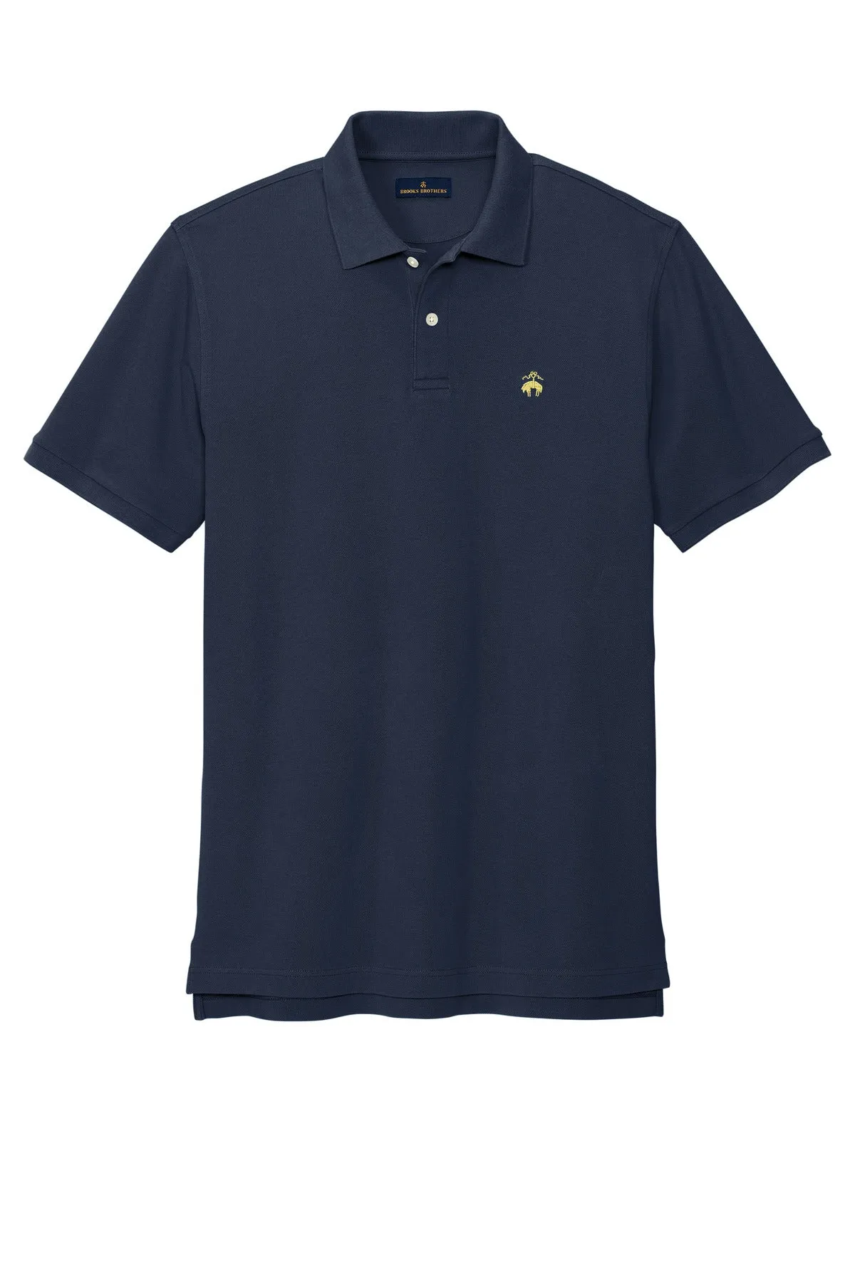 Brooks Brothers Pima Cotton Pique Polo BB18200 Navy Blazer