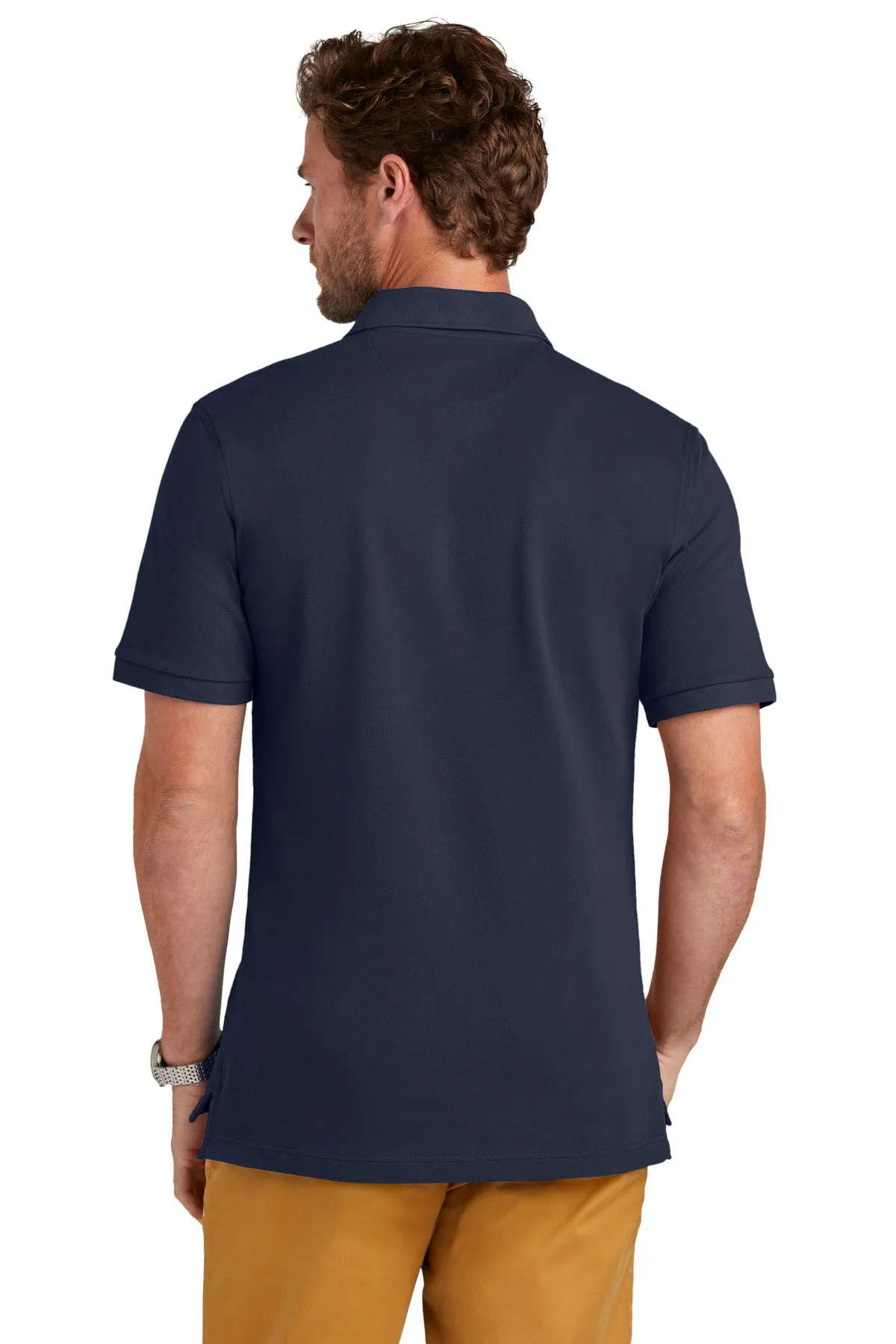 Brooks Brothers Pima Cotton Pique Polo BB18200 Navy Blazer