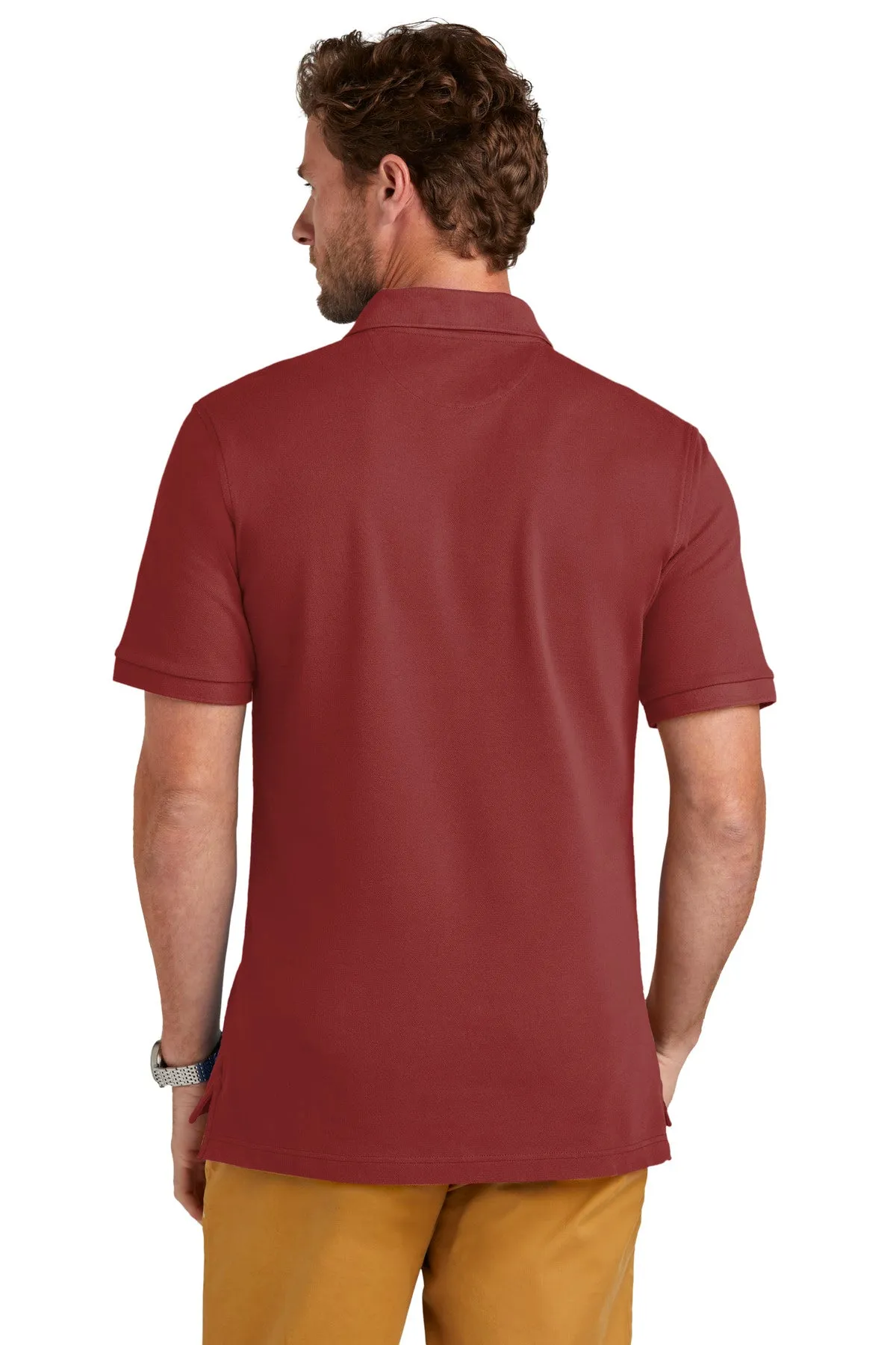 Brooks Brothers Pima Cotton Pique Polo BB18200 Rich Red