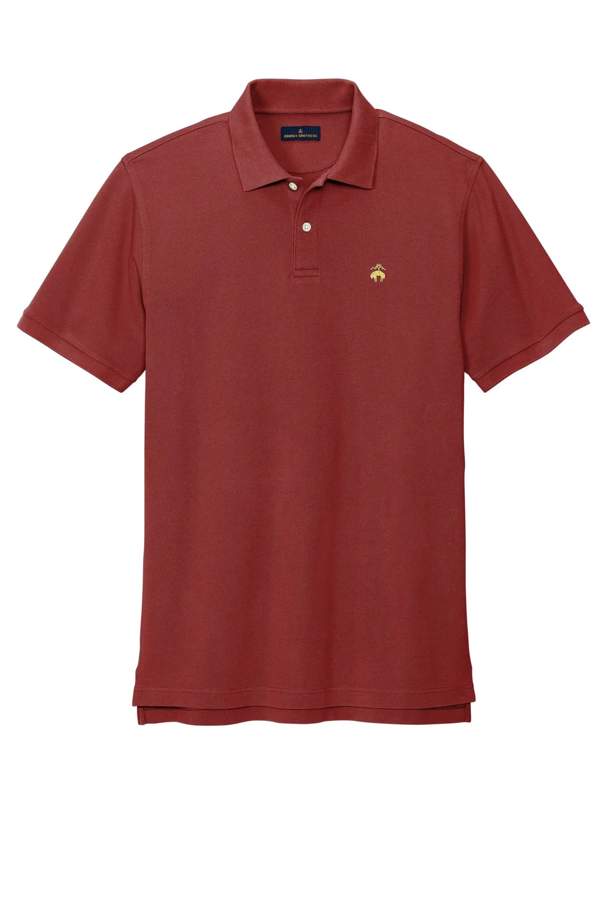 Brooks Brothers Pima Cotton Pique Polo BB18200 Rich Red