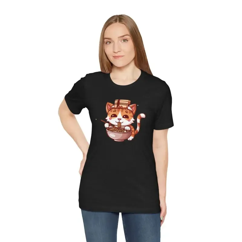 Cat t Shirt Unisex Jersey Short Sleeve Fun