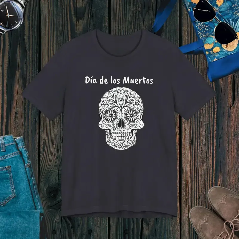 Celebrate Life with Los Muertos Unisex Jersey Tee