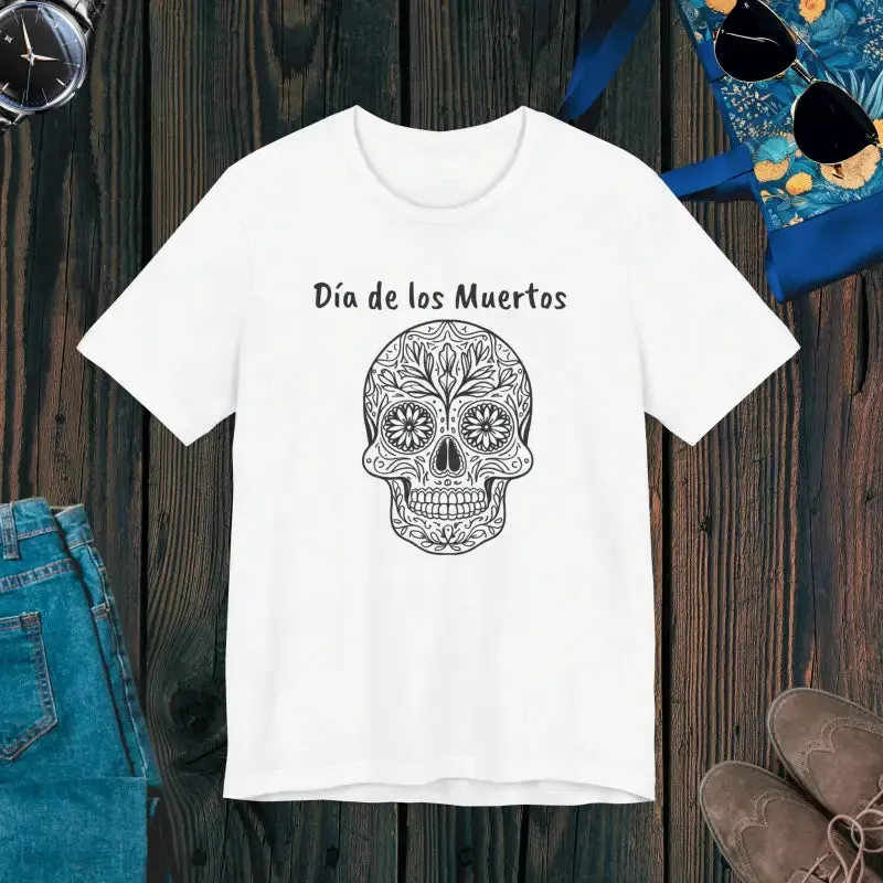 Celebrate Life with Los Muertos Unisex Jersey Tee