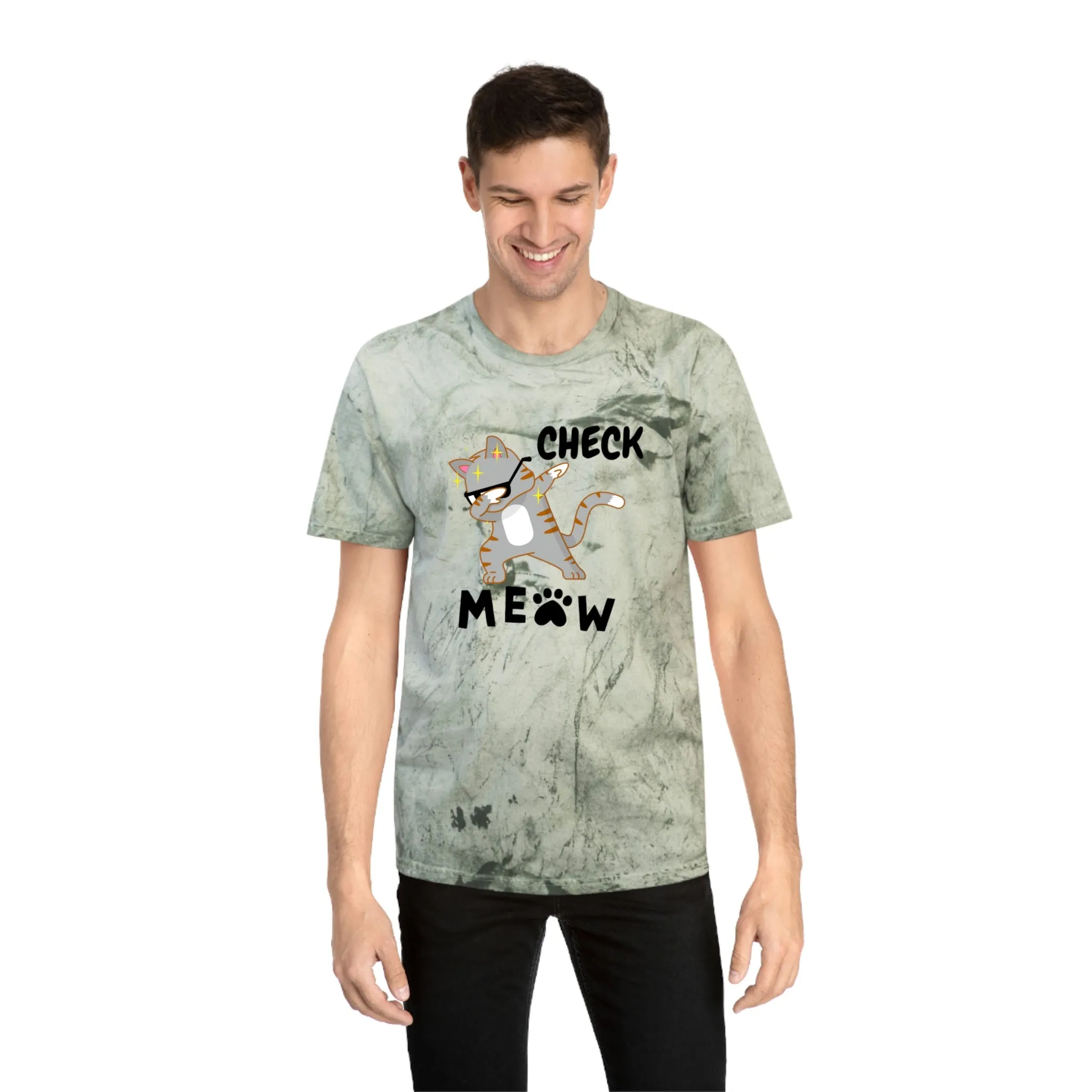 Check Meow Graphic Tee