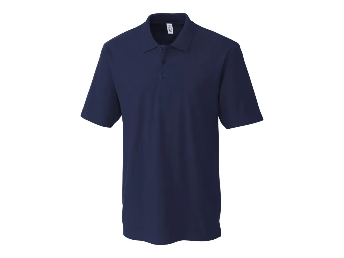 Clique Men's Addison All Cotton Pique Short Sleeve Polo
