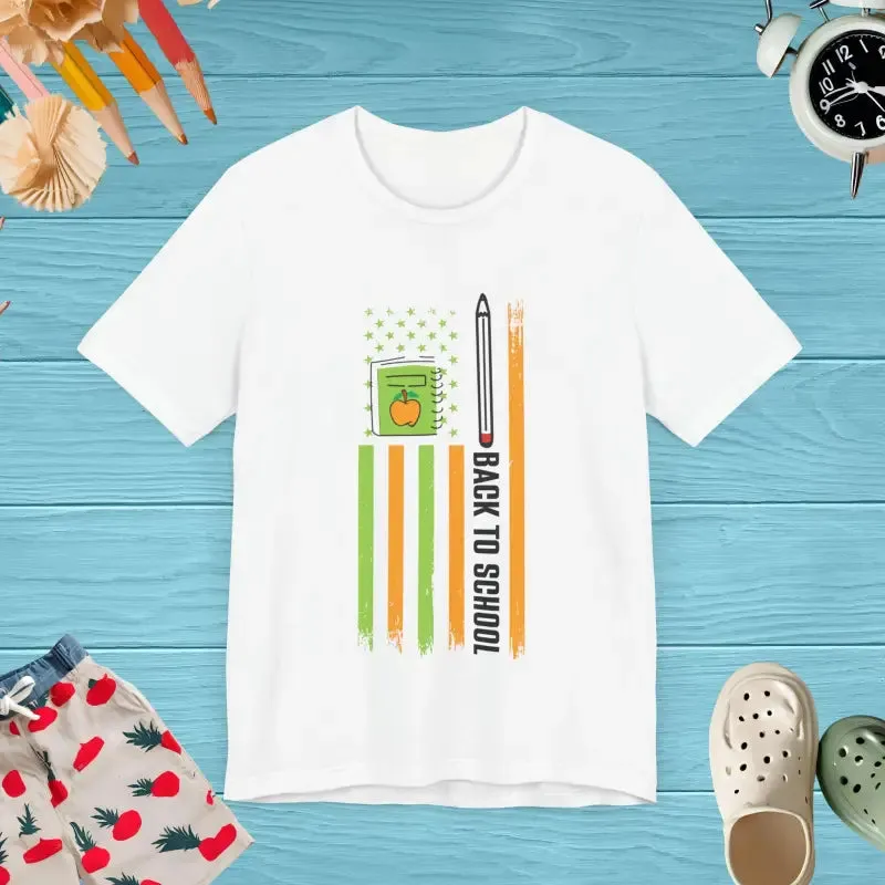 Cool Cotton Pencils Tee for a Bold Back to School Look