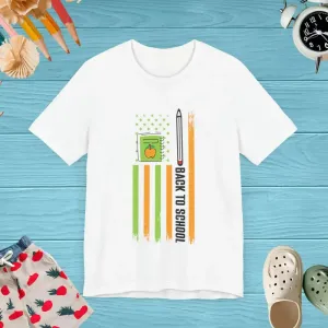 Cool Cotton Pencils Tee for a Bold Back to School Look