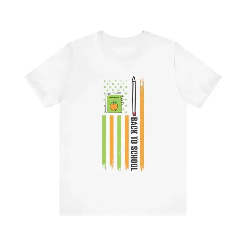 Cool Cotton Pencils Tee for a Bold Back to School Look