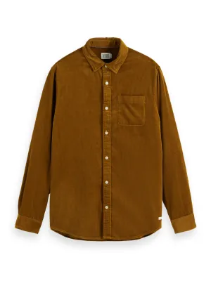 Corduroy Shirt - Golden Rust