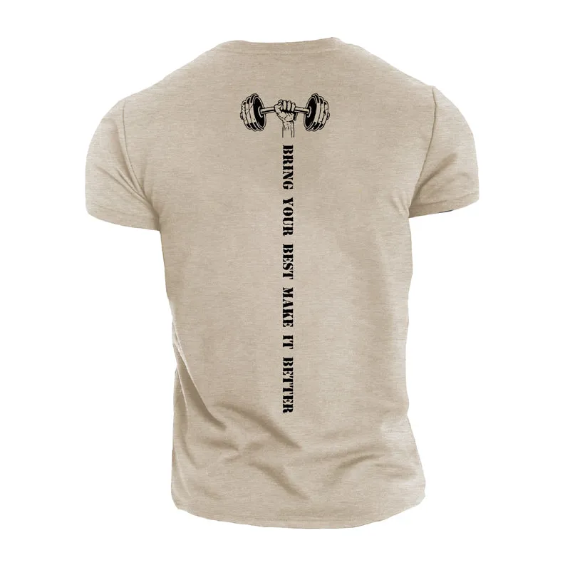 Cotton Best You Graphic Men's T-shirts