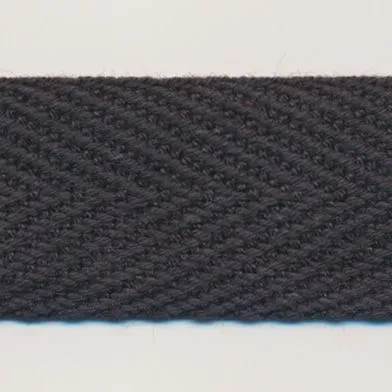 Cotton Herringbone Tape #102 Carbon Gray