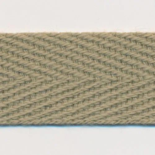 Cotton Herringbone Tape #30 Sage Green