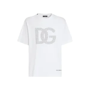 COTTON T-SHIRT WITH LOGO WHITE