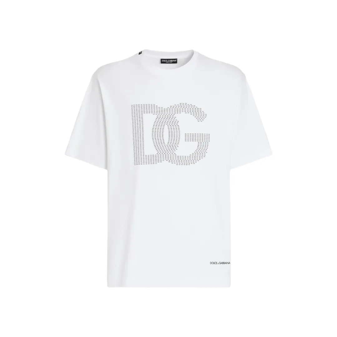 COTTON T-SHIRT WITH LOGO WHITE