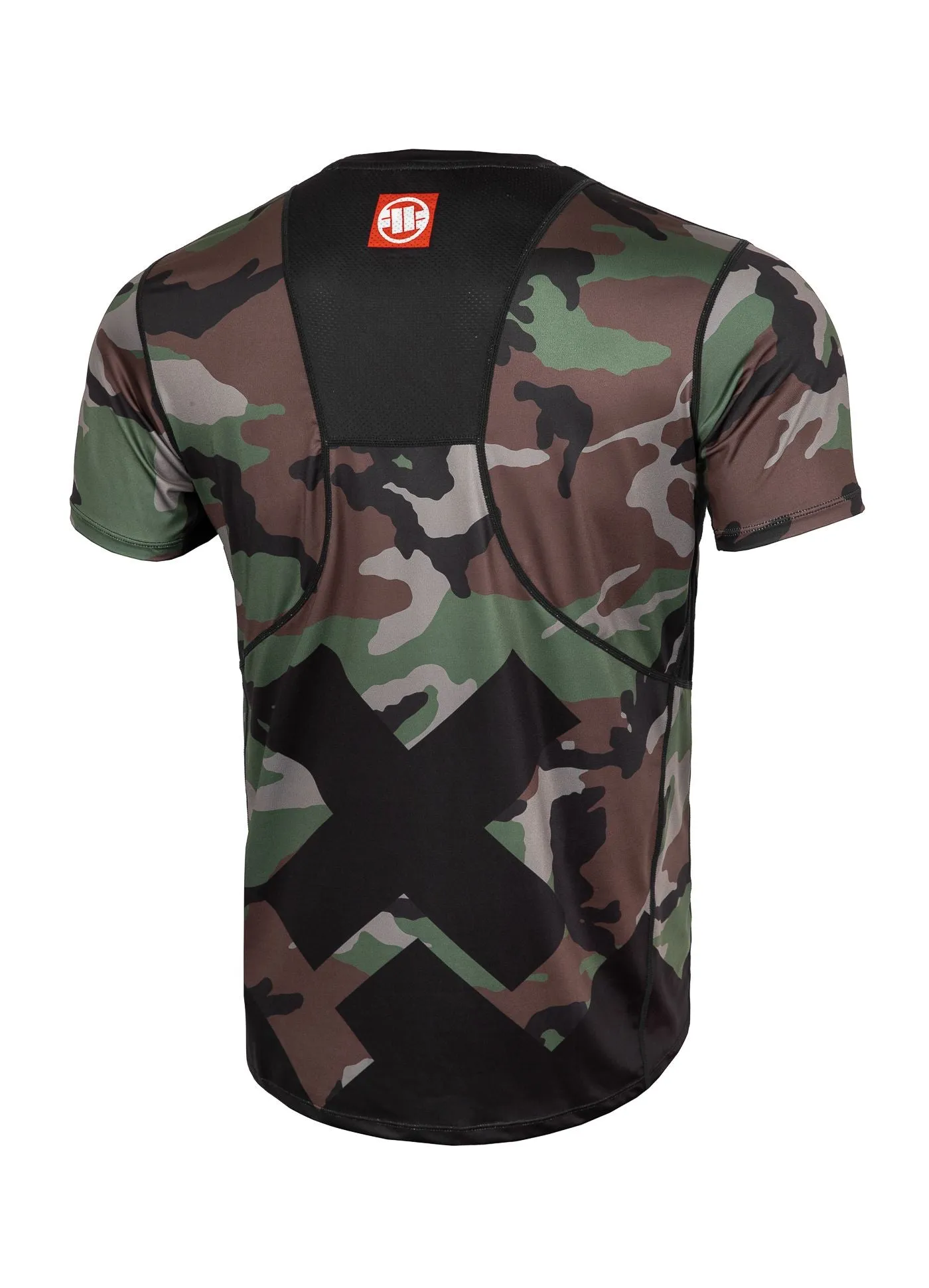 Cross Camo - Woodland Camo Mesh T-Shirt Performance Pro Plus