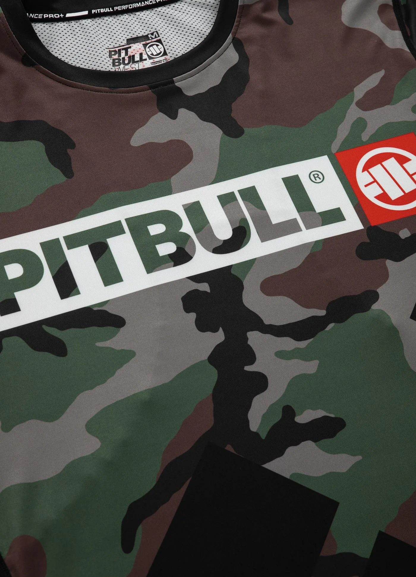 Cross Camo - Woodland Camo Mesh T-Shirt Performance Pro Plus