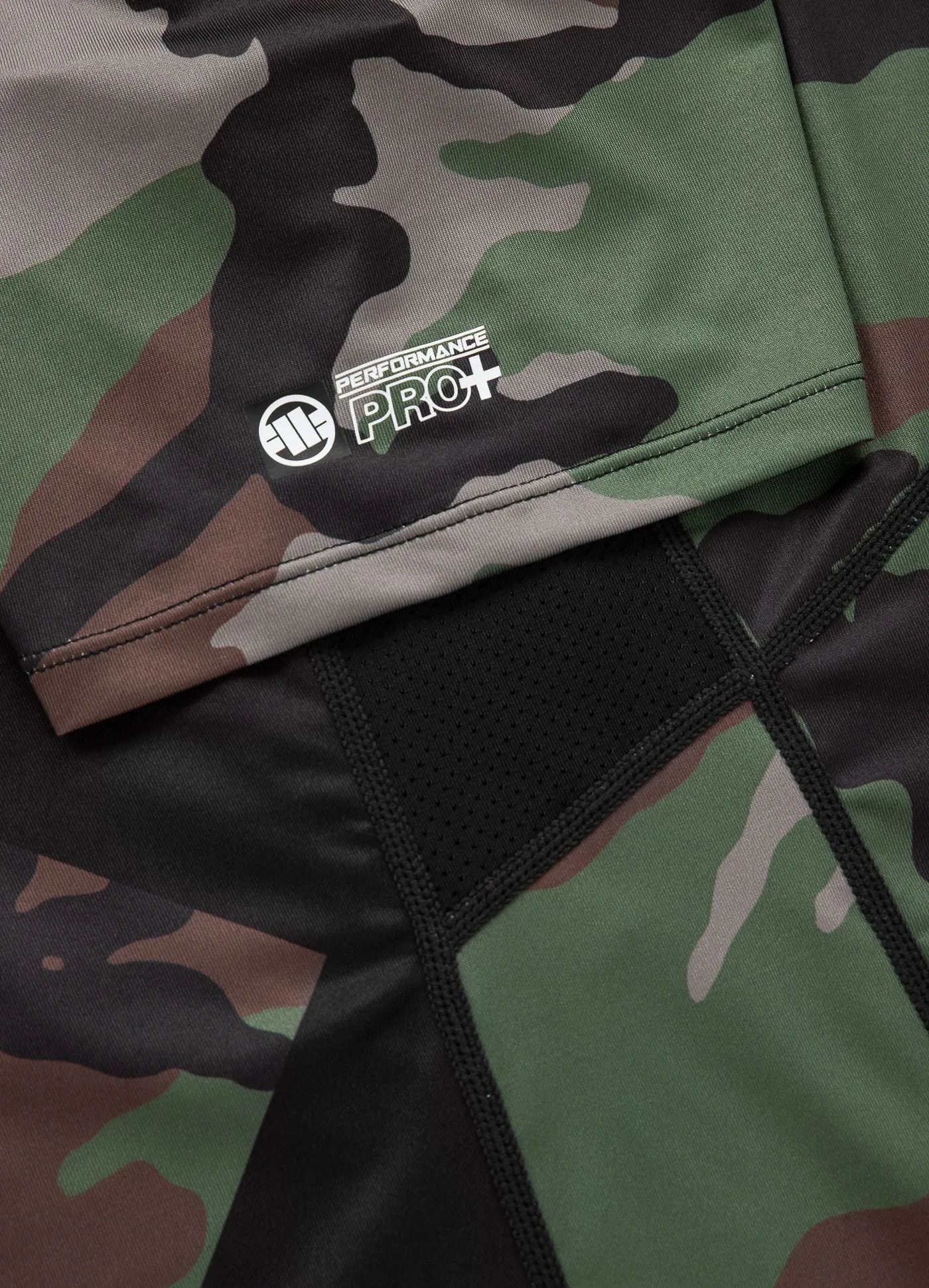 Cross Camo - Woodland Camo Mesh T-Shirt Performance Pro Plus