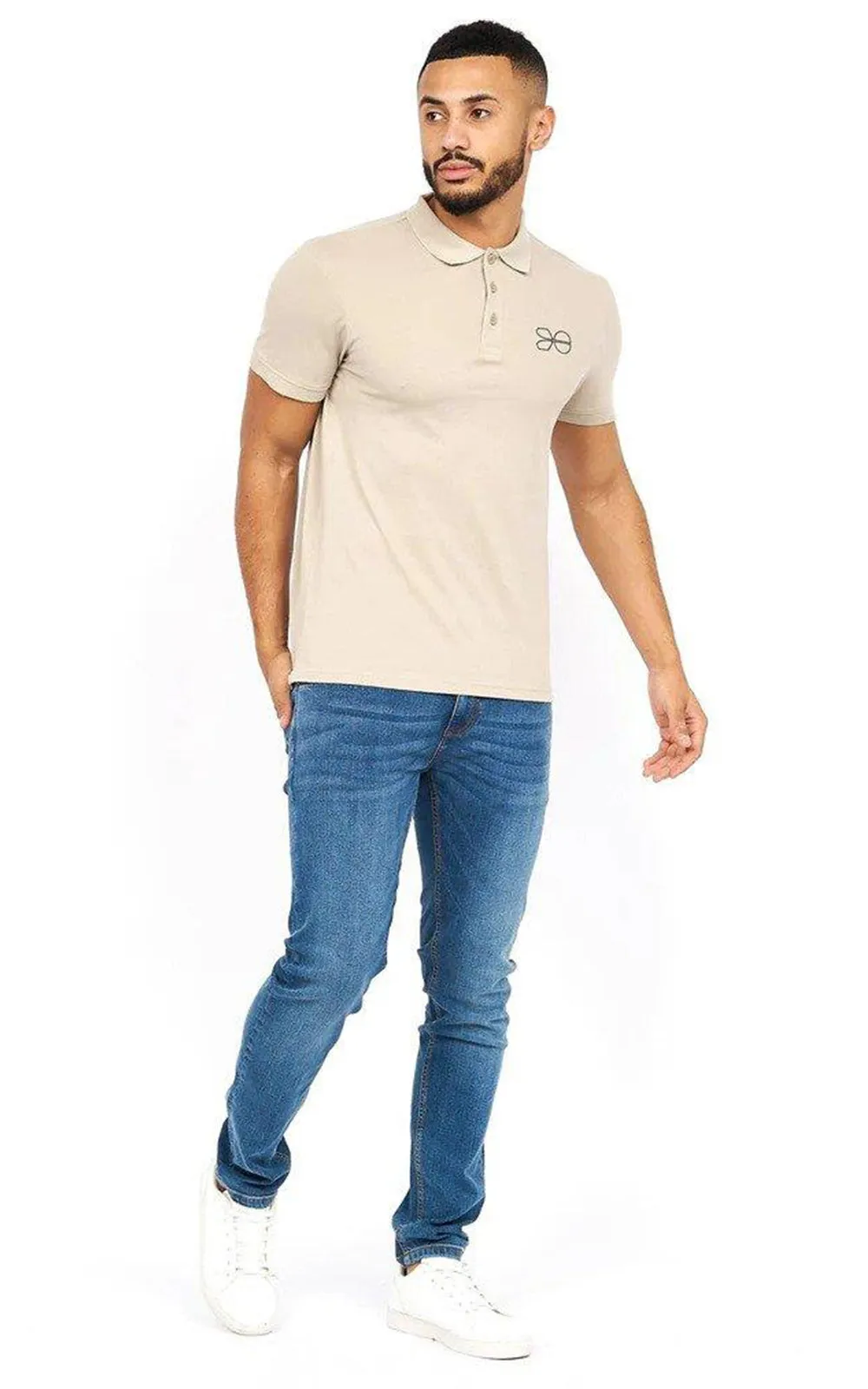 Crosshatch Mens Polo T-shirt