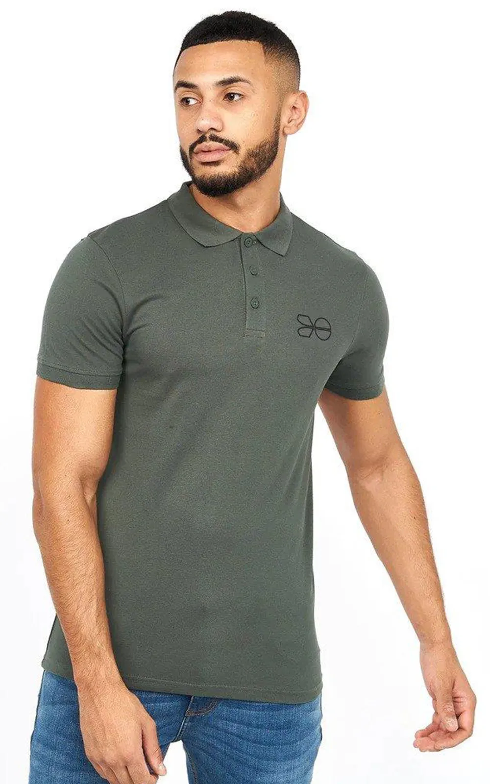 Crosshatch Mens Polo T-shirt