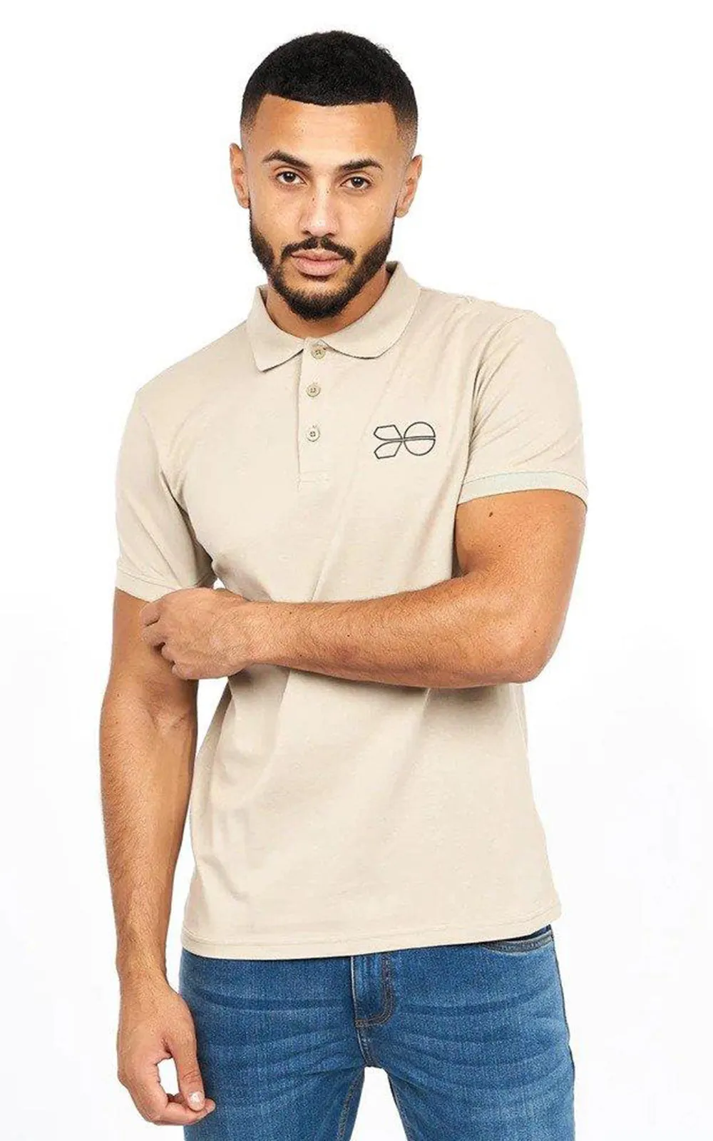 Crosshatch Mens Polo T-shirt