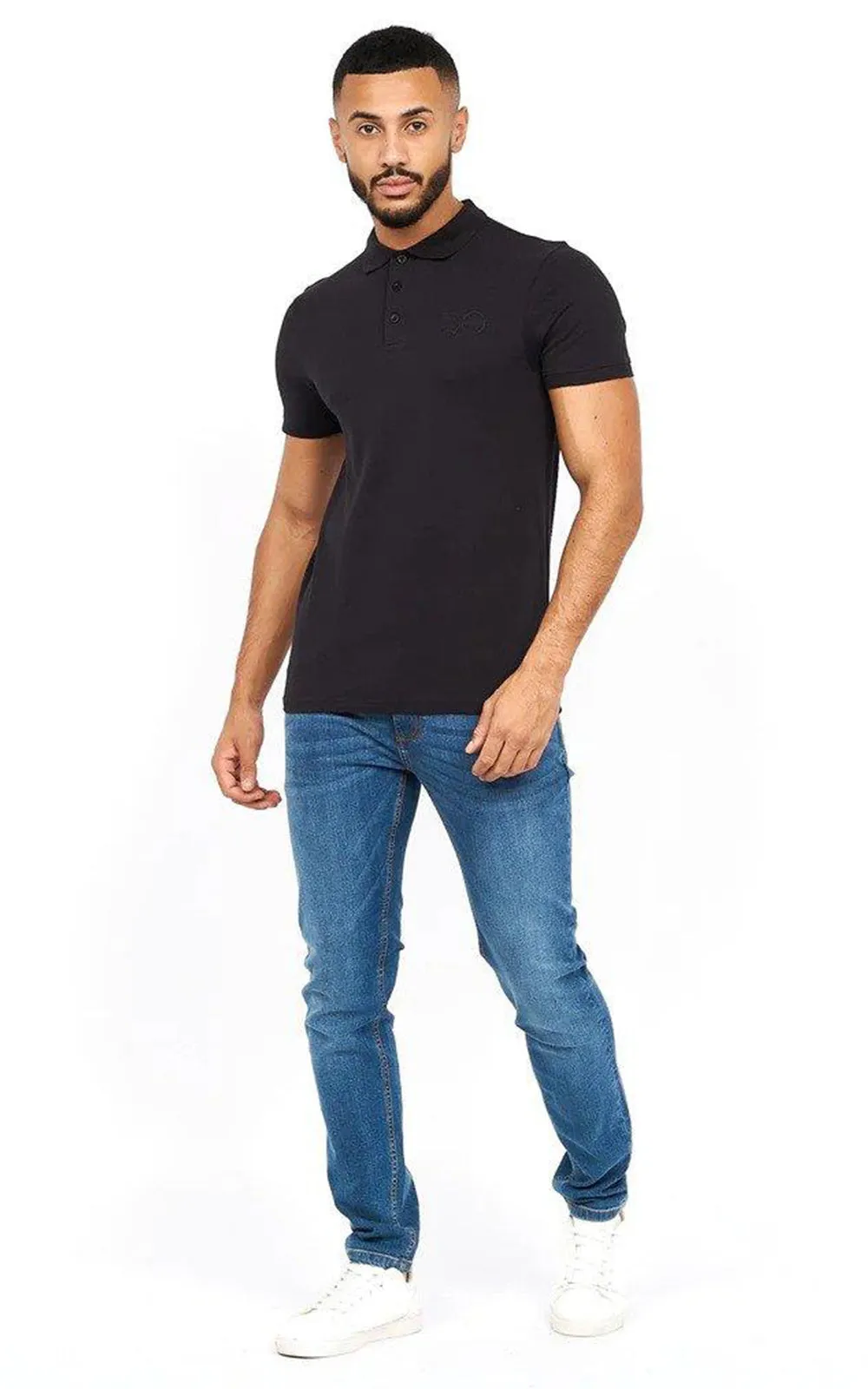 Crosshatch Mens Polo T-shirt