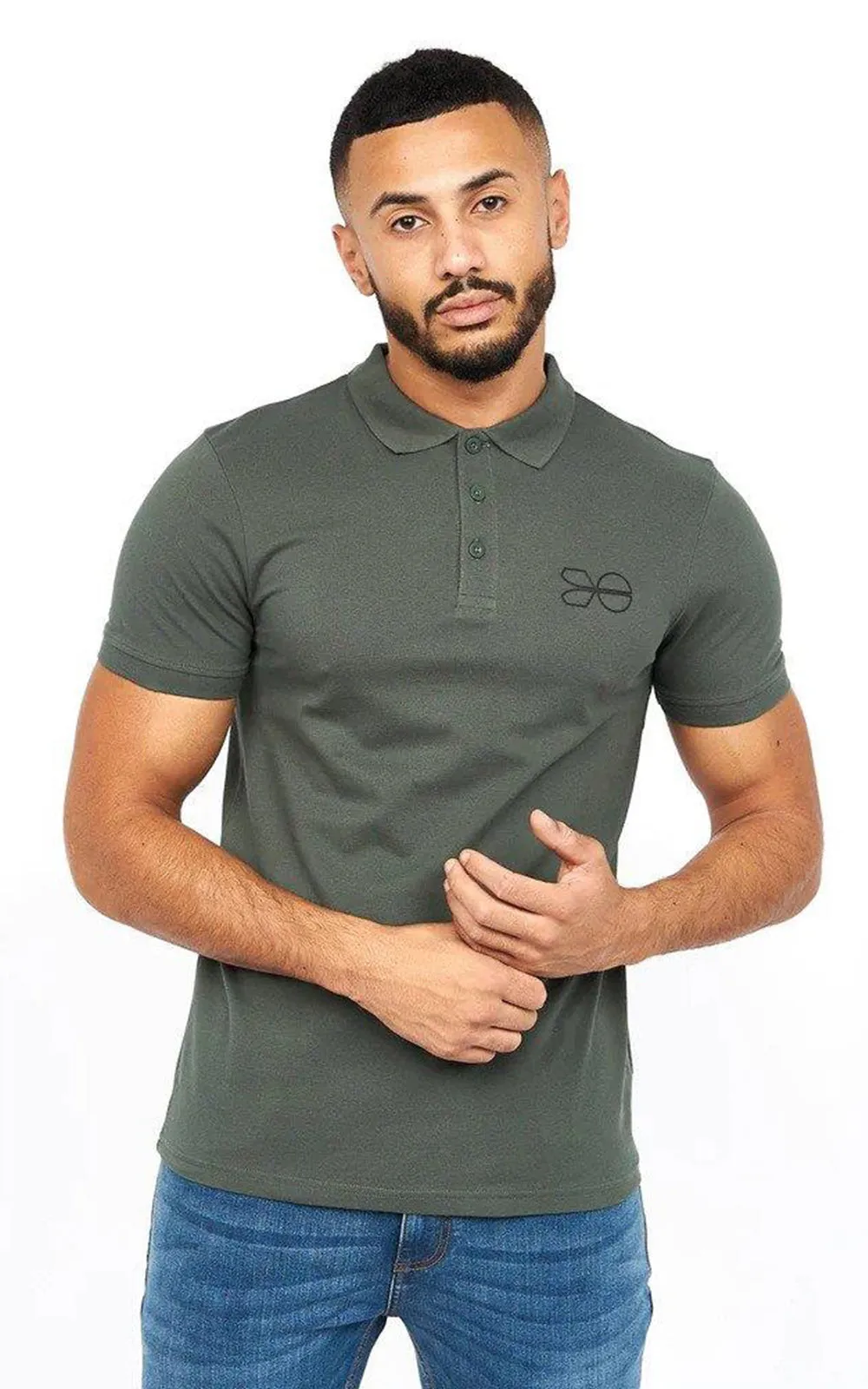 Crosshatch Mens Polo T-shirt