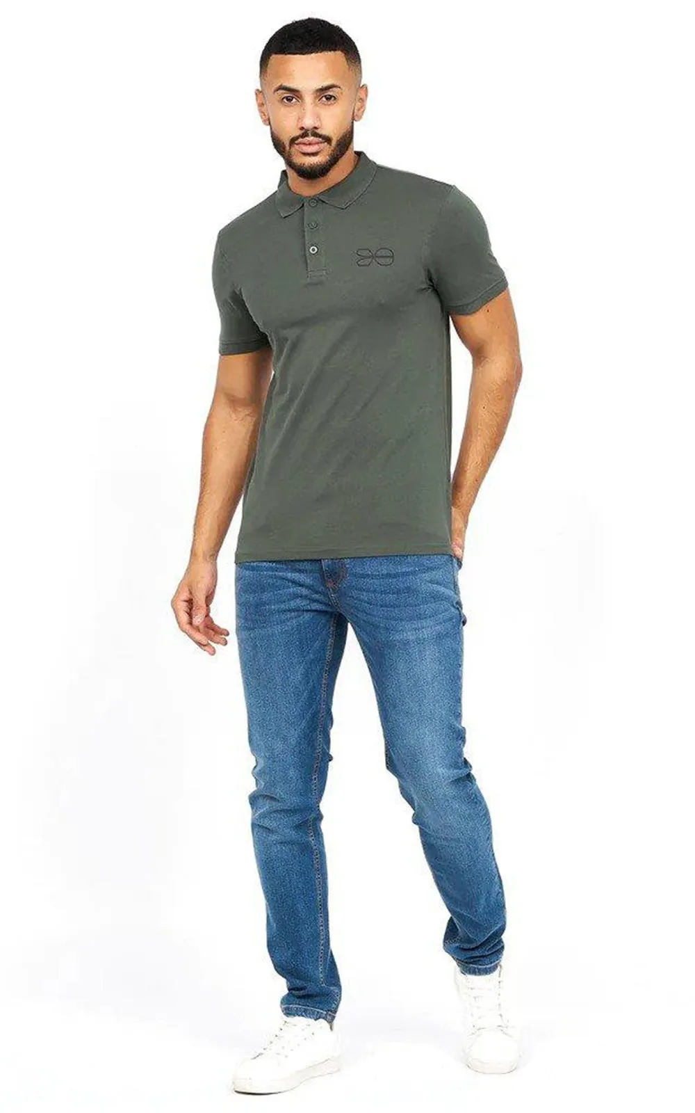Crosshatch Mens Polo T-shirt
