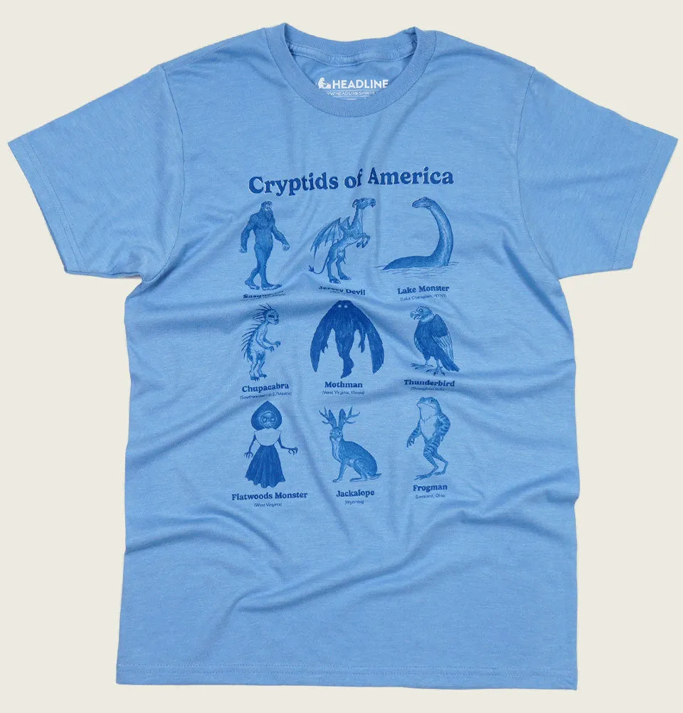 CRYPTIDS OF AMERICA Unisex t-shirt