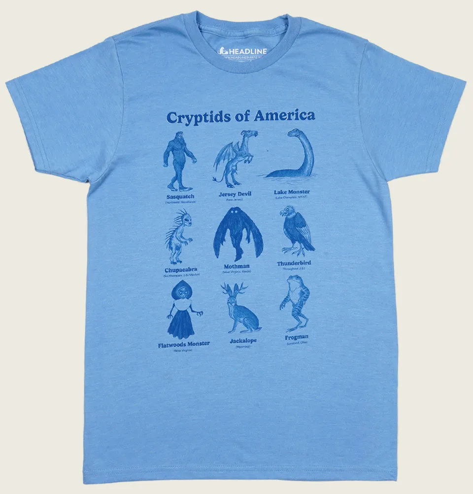 CRYPTIDS OF AMERICA Unisex t-shirt
