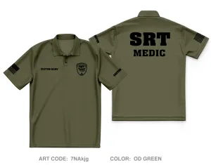 CUSTOM Department Of the army civilian police Core Men's SS Performance Polo - 7NAkjg