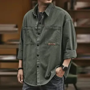 Damian™ | Retro Style Oversized Overshirt