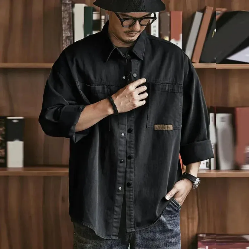Damian™ | Retro Style Oversized Overshirt