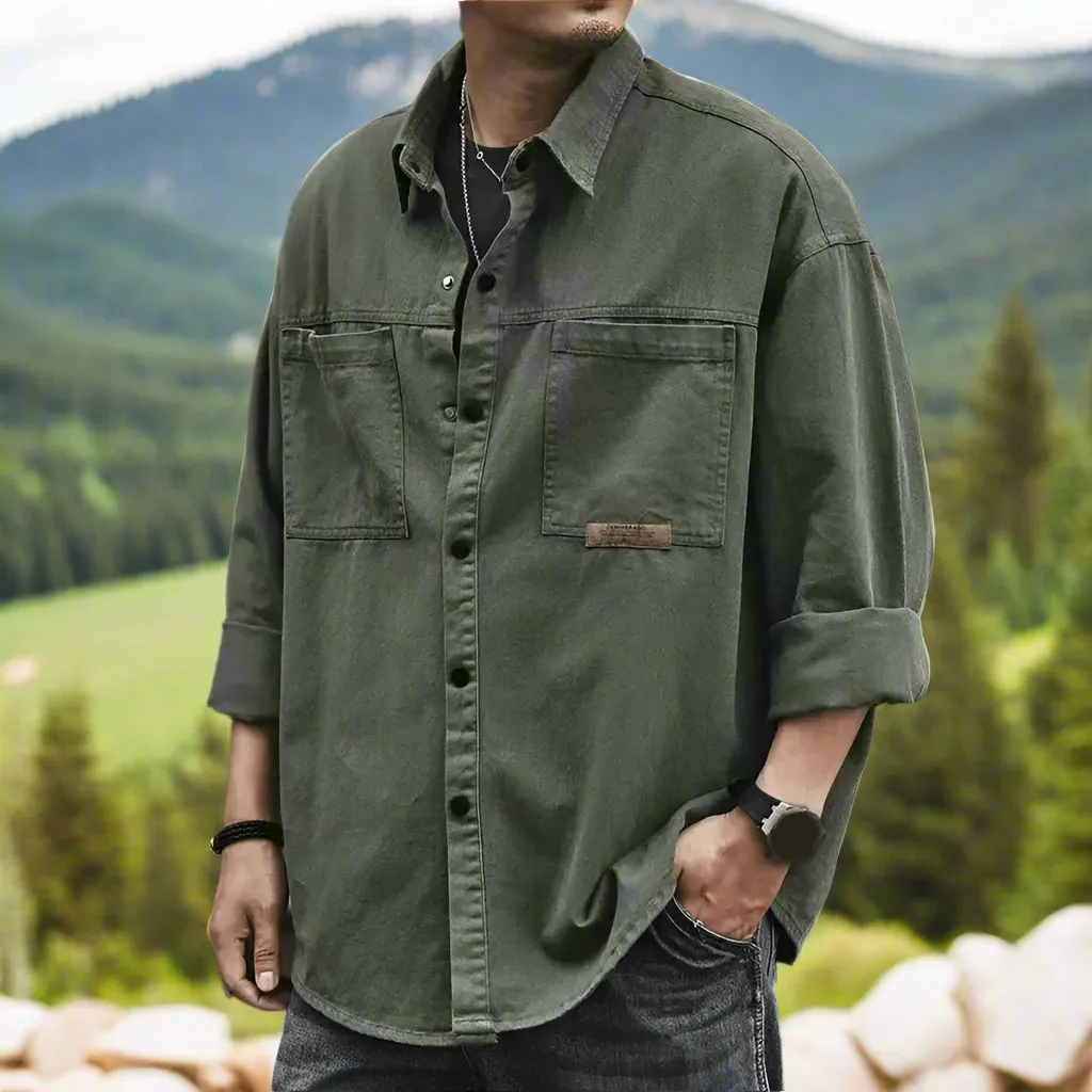 Damian™ | Retro Style Oversized Overshirt