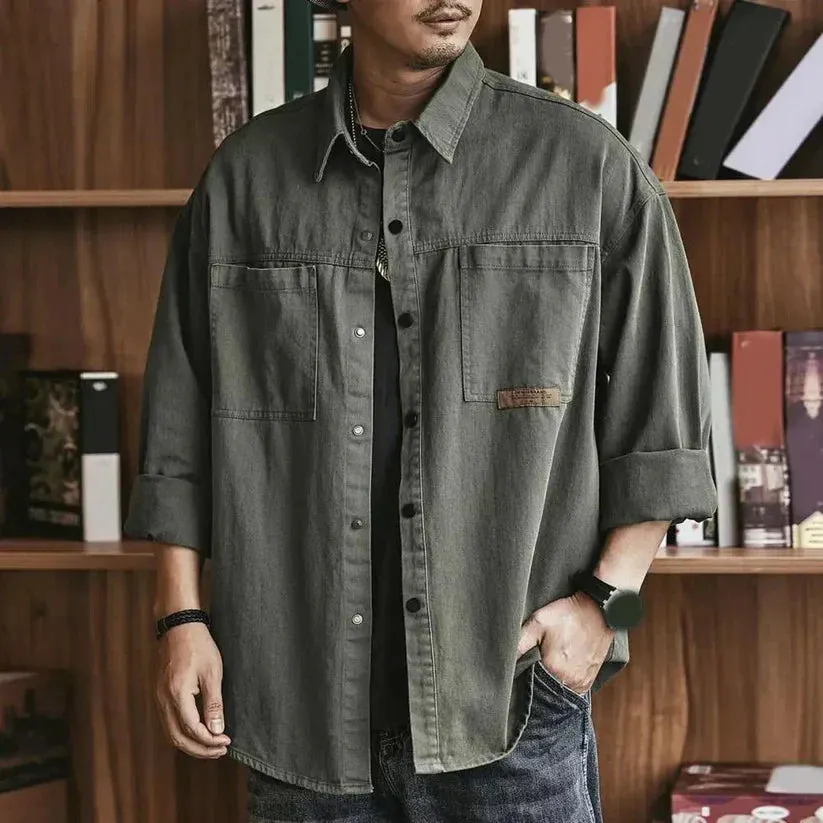 Damian™ | Retro Style Oversized Overshirt