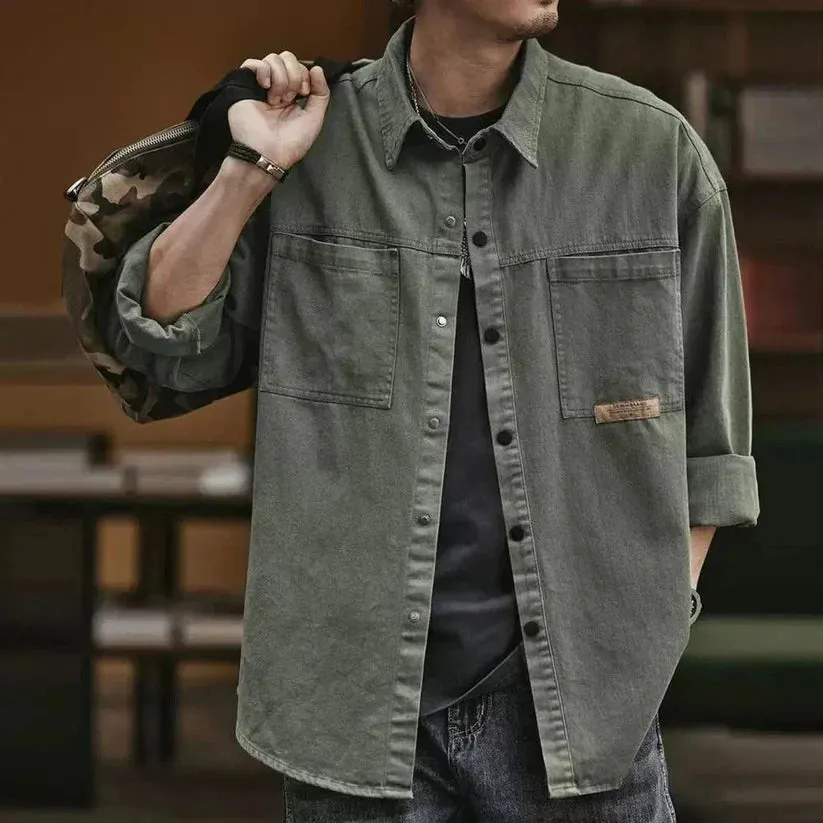 Damian™ | Retro Style Oversized Overshirt