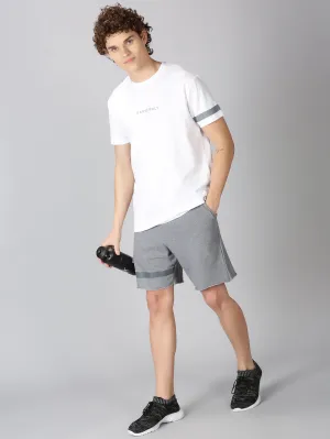 Dares Only White Grey Striped Co-ords