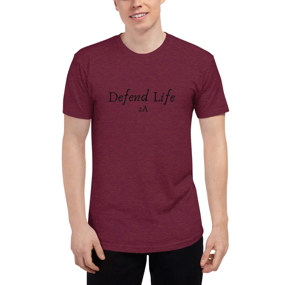 Defend Life 2A Men's Tri-blend Shirt