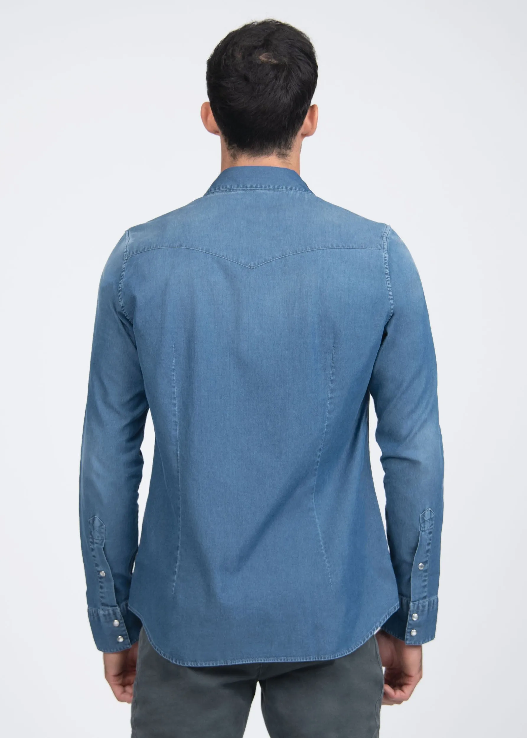 DENIM SNAP SHIRT
