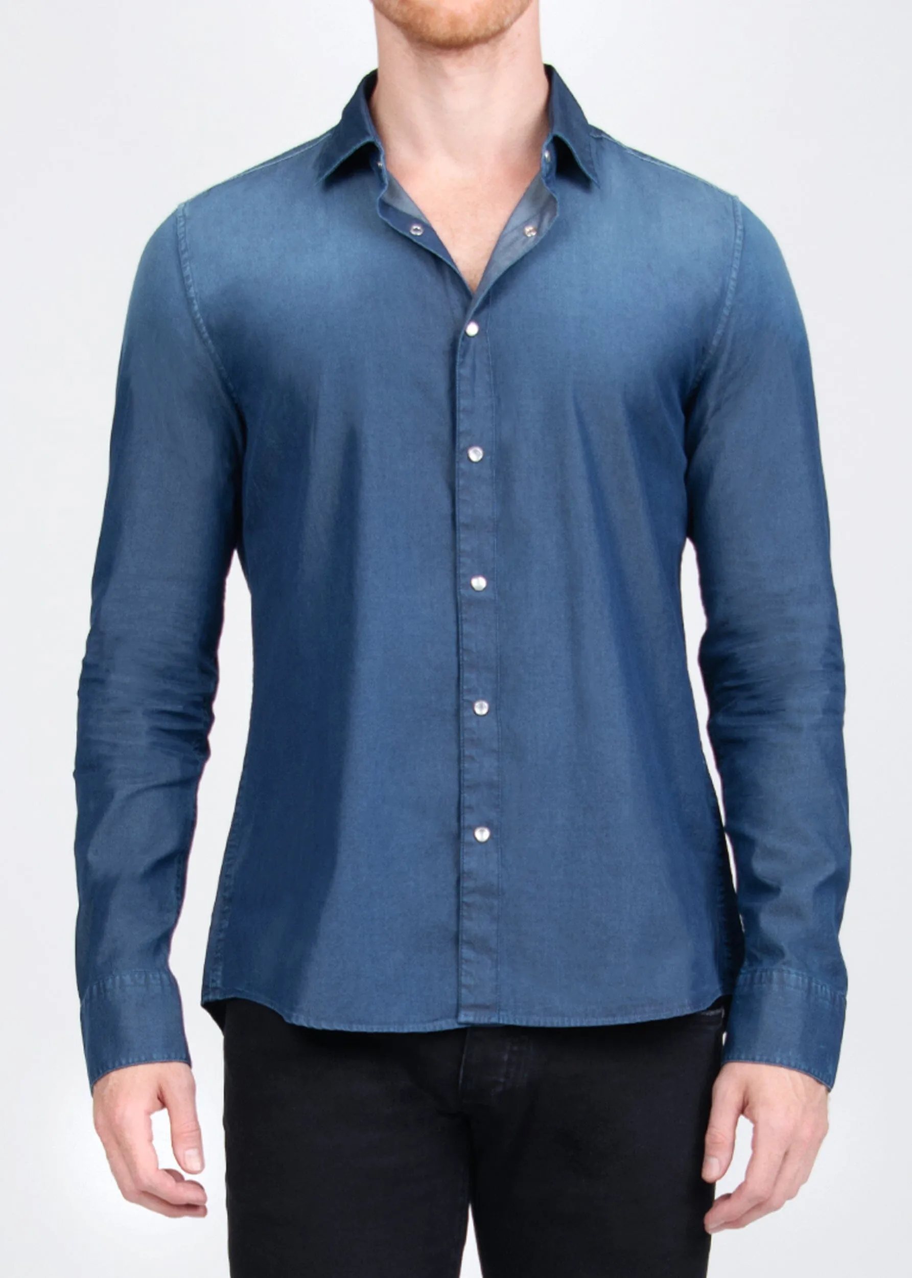 DENIM SNAP SHIRT