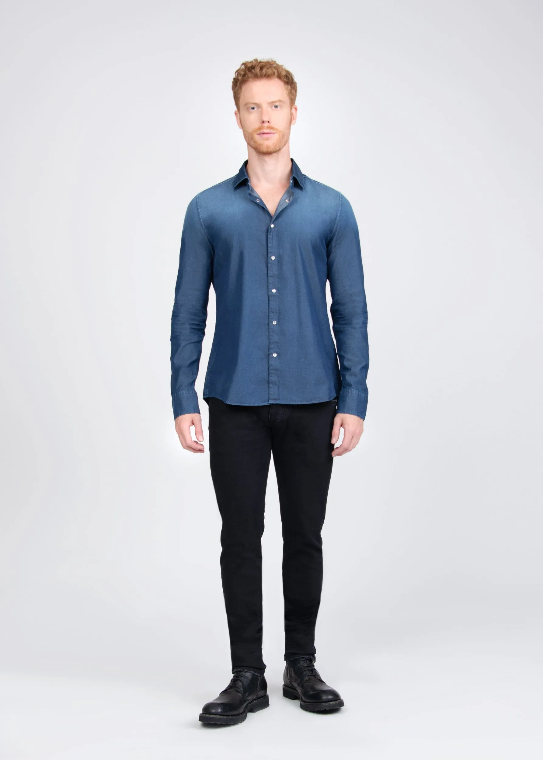 DENIM SNAP SHIRT