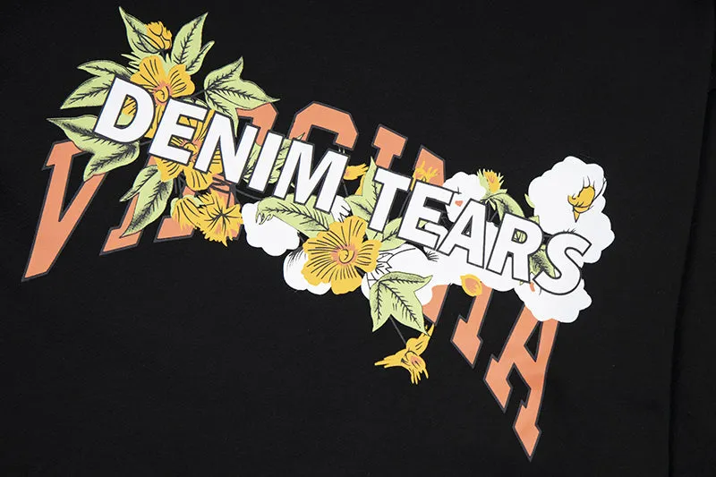 Denim Tears Letter Print T-Shirts