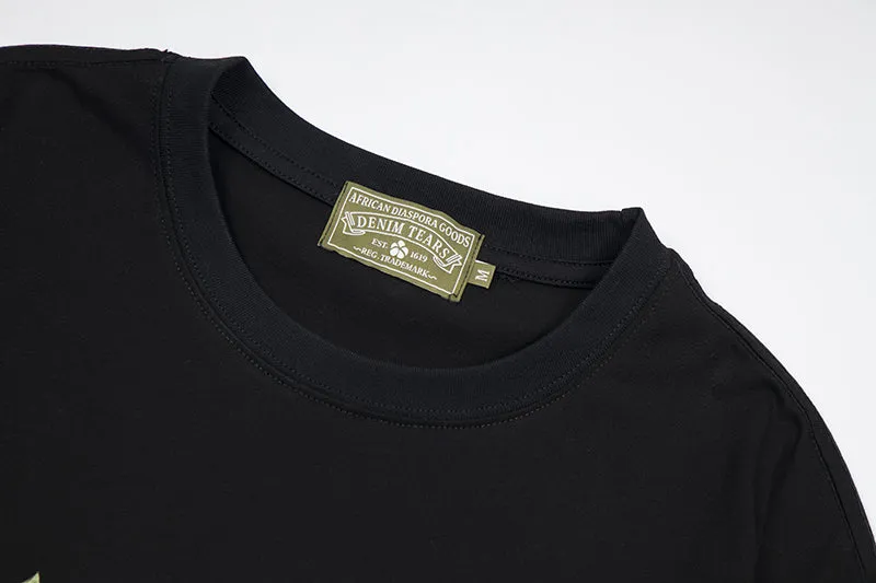 Denim Tears Letter Print T-Shirts