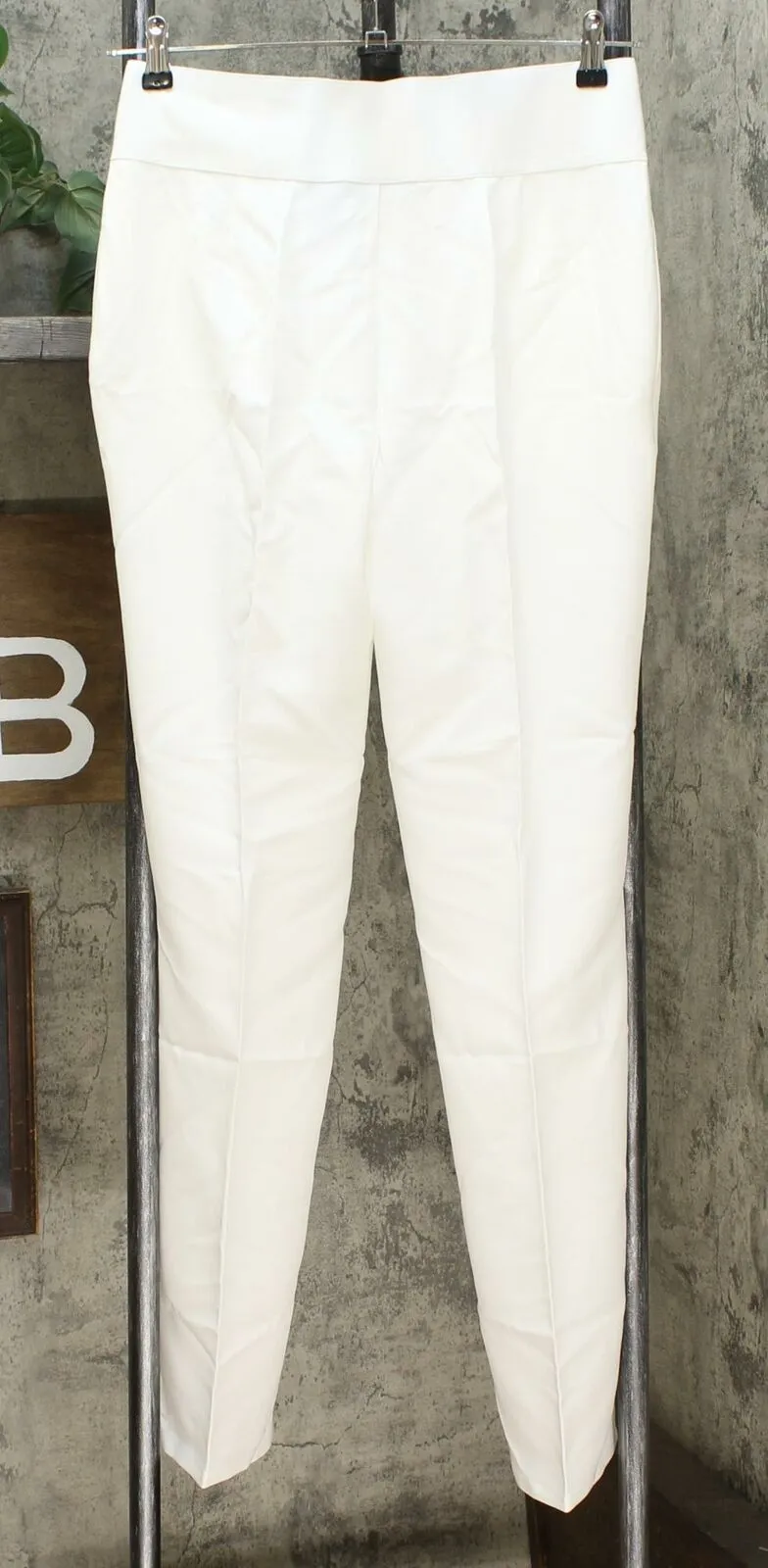 DG2 by Diane Gilman Women's Wrinkle Resistant Gabardine Wide Leg Trousers
