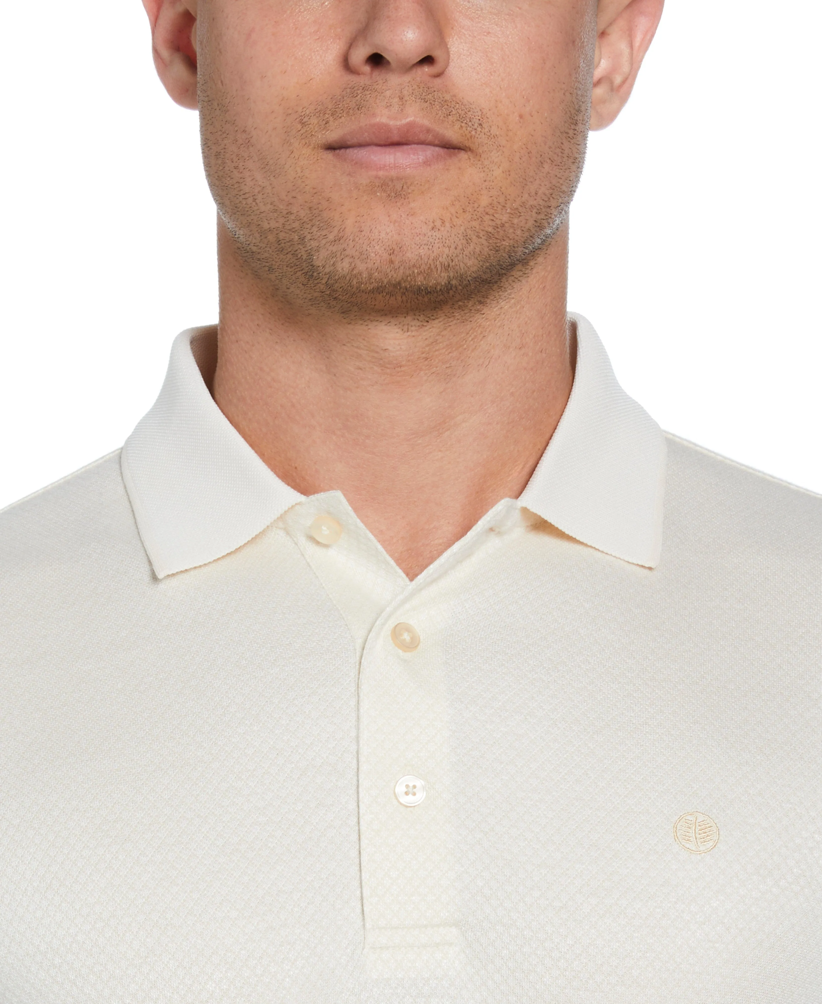 Diamond Jacquard Polo Shirt