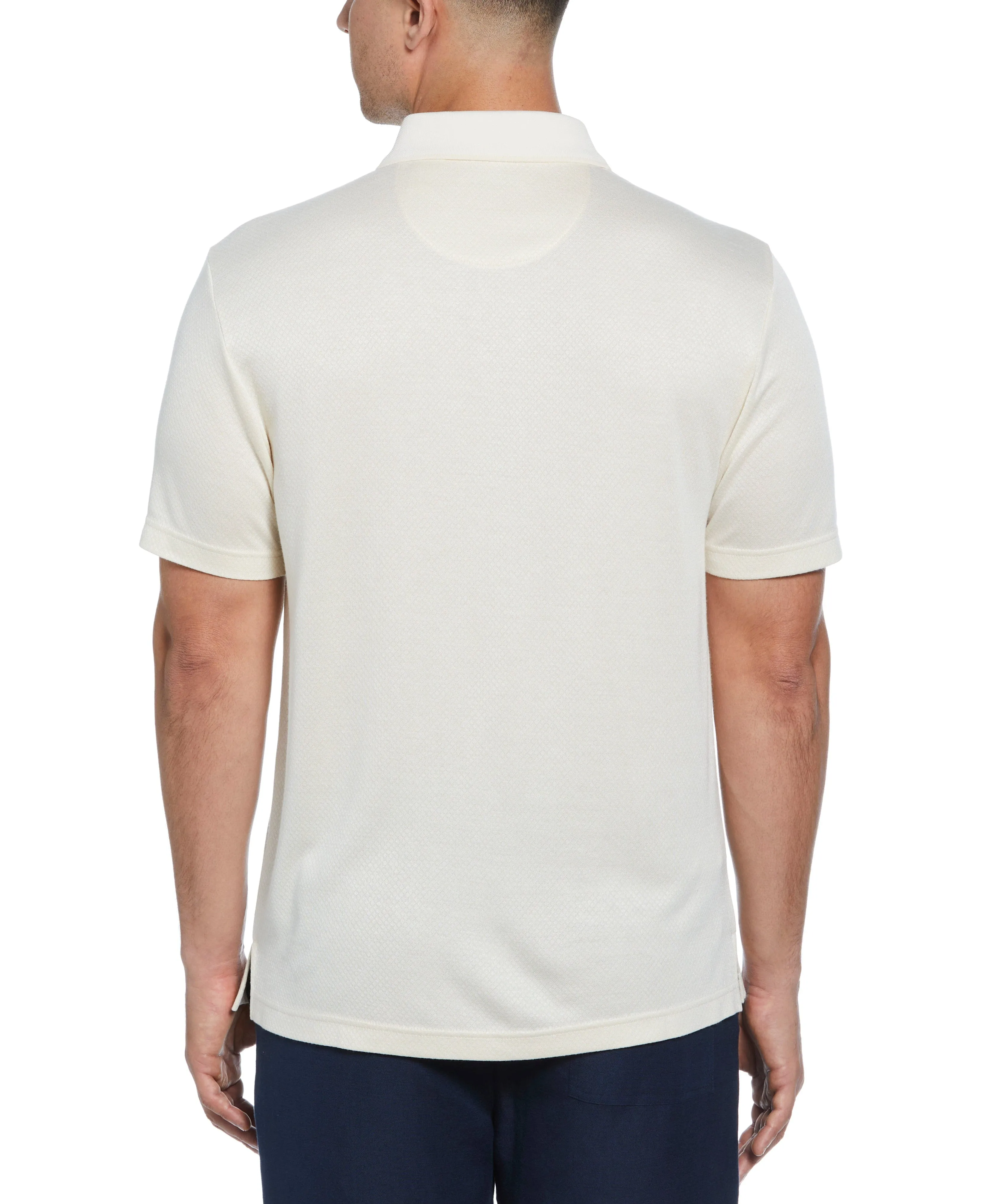 Diamond Jacquard Polo Shirt