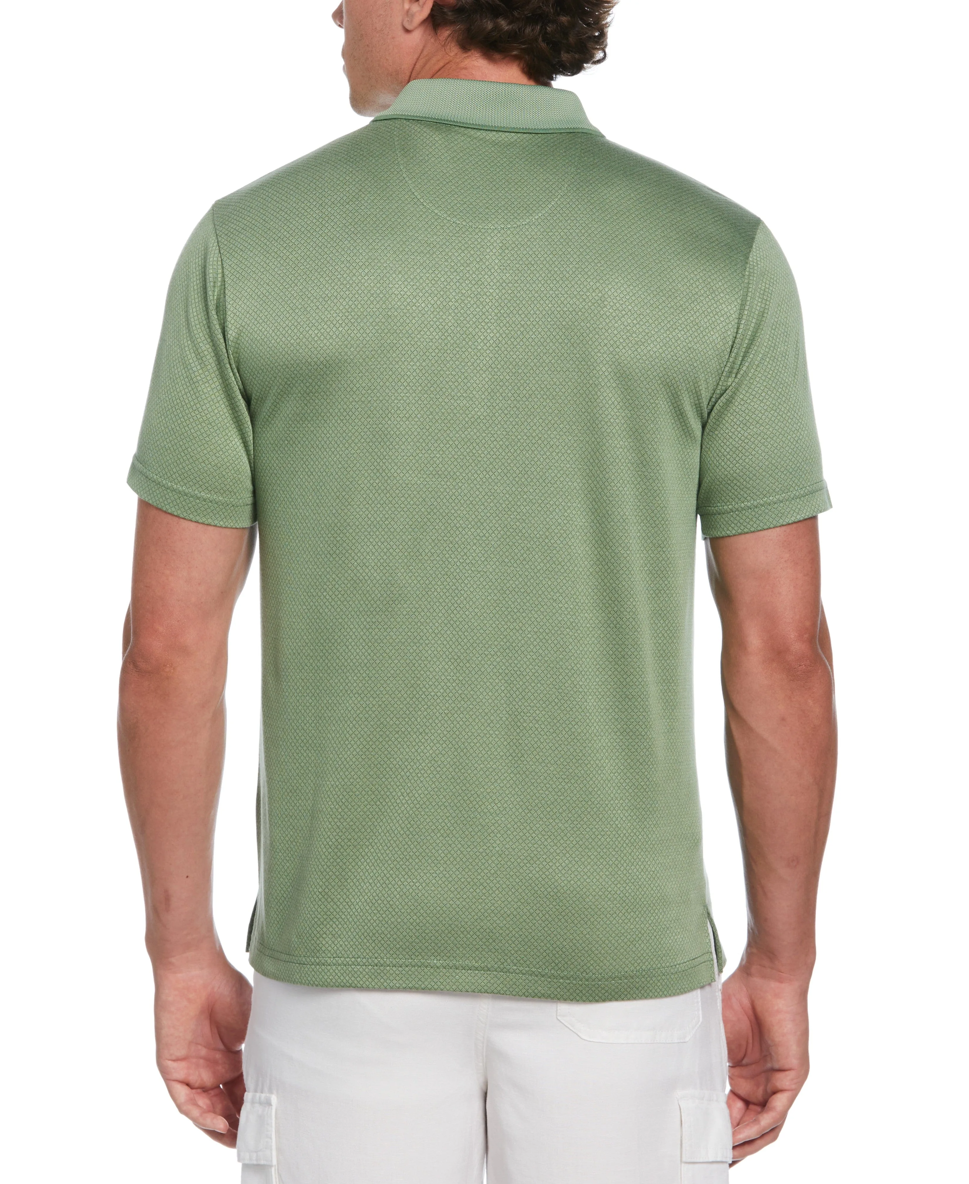 Diamond Jacquard Polo Shirt