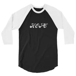 Discover HOPE 3/4 Sleeve Raglan Shirt - Message of Support