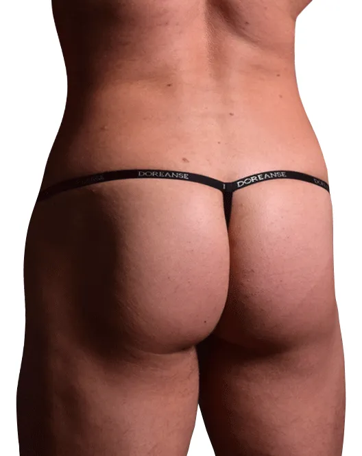 Doreanse 1330 Ribbed Modal T-Thong Modal White